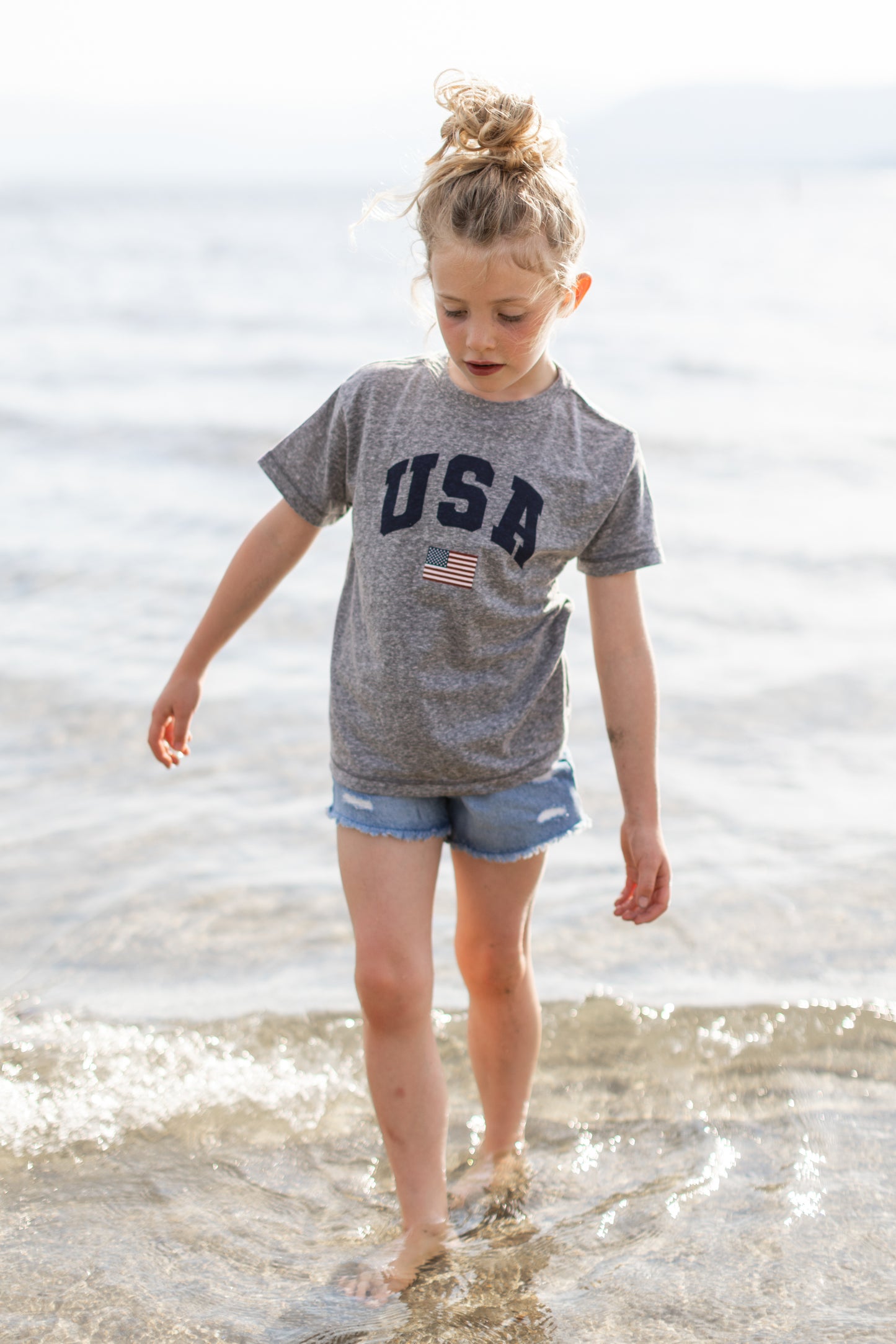 USA Off Season Kids Flag Tee